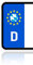 2 Stück Bayern Aufkleber Bavarian Sticker Bavaria Plakette Nummernschild Waschstrassenfest