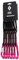 Black Diamond, pink, 12 cm