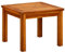 vidaXL Bois Solide d'Acacia Table Basse de Jardin Table d'Appoint de Patio Table de Terrasse Meuble d'Extérieur Meuble de Jardin 45x45x36 cm
