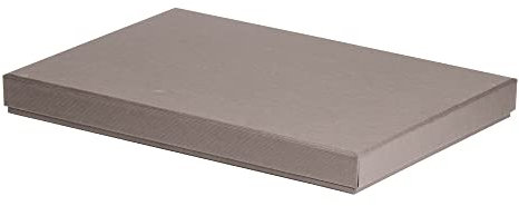 Rössler Papier 13521453490 - Boxline Kartonage rechteckig, passend für DIN A4, Taupe, 1 Stück