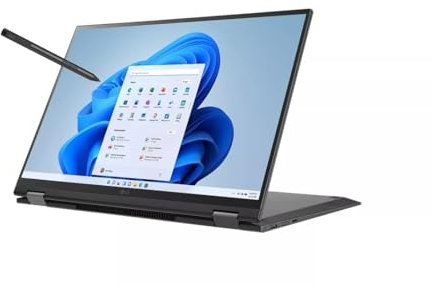 Portátil 2 en 1 LG Gram 16 2 en 1: 12ª generación Core i7-1260P, pantalla táctil WQXGA de 16 pulgadas (2560x1600), 16 GB de RAM, 512 GB SSD, Stylus, Windows 11 - 16T90Q