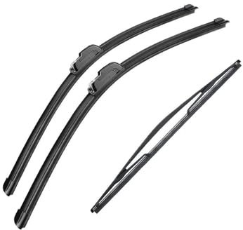 BENSIL Kit Escobillas Limpiaparabrisas para Citroen para Xsara para Picasso 1998 1999 2000 2001 2002 2003 2004 2005 26 + 26 + 16 limpiaparabrisas Traseros Delanteros Cepillos