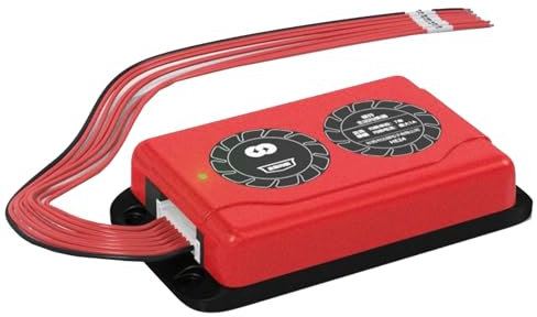IbdrY Daly BMS Active Balancer Smart Equalization 1A Lifepo4 Li-Ion 18650 Battery Equalizer 3S 4S 12V 8S 12S 13S 16S 48V 20S 24S,15S 1A BT+RS485