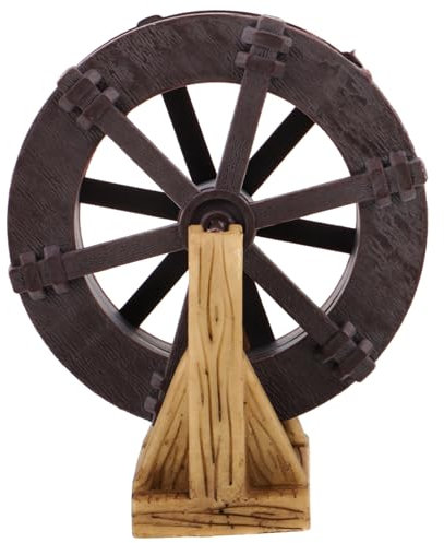 Feng-Shui-Rad Desk Fountain Vintage Dekoration faßpumpe wasserspielplatz Water Glide Wasserspielzeug sodawasserbereiter Mini Säule Dekorationen Übertragungsrad Zubehör Plastik