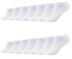 Camano Unisex Sneakersocken 14er Pack 47/49 white
