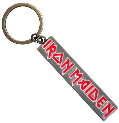 Rock Off officially licensed products Iron Maiden Band Logo Schlüsselring Keychain One Size