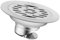 Siphon de sol rond en acier inoxydable pour la douche Siphon de sol anti-odeurs filtre de douche couvercle pour salle de bain durable