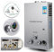 Calentador de sauna 8L Propano de calentador de agua de gas digital Lpg Calentador de agua sin tanque eficiente que ahorra energía ampliamente utilizada Perfecto para uso residencial