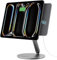 LULULOOK 【Mise à Niveau】 Support de Chargement magnétique sans Fil Uniquement pour iPad Pro 11 M4 (2024), Pliable, avec Base pivotante à 360°, en Aluminium, réglable de 18 W, avec câble USB C