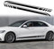 YMNBFCX 2 Stück Auto Streifen Aufkleber für Skoda Octavia Wagon 2018-2023 Grafik Aufkleber Auto Karosserie Seitenstreifen Seitenaufkleber Vinyl Dekorative,A/Black