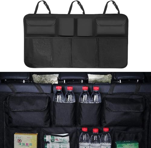 OIXEYA Organizador Maletero Coche, Bolsas para Maletero del Coche de Malla para Coche, Adecuado para SUV, MVP