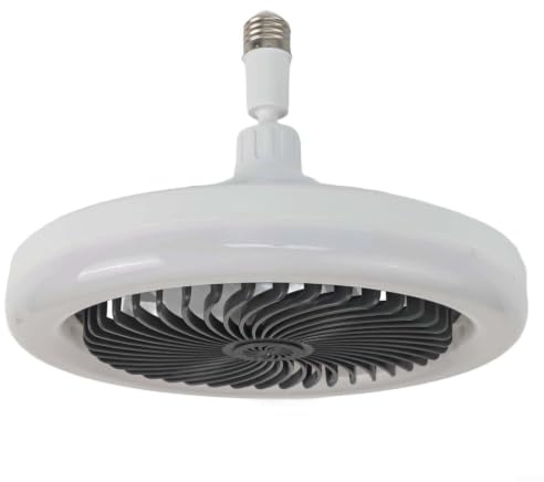 Bombilla LED E27 con control remoto para dormitorio Lámpara de circulación silenciosa Brillo ajustable Dispositivo de refrigeración Negro (negro)