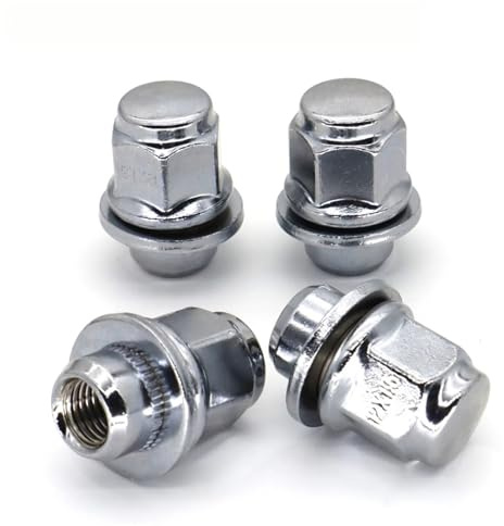 Bulloni Ruota Dadi Compatibile Con Toyota Per Yaris 2004-2021 Per Yaris IA 2017-2018 4X Auto Ruota In Acciaio Dadi Aletta Ruota Auto Parti OEM: 9094201033