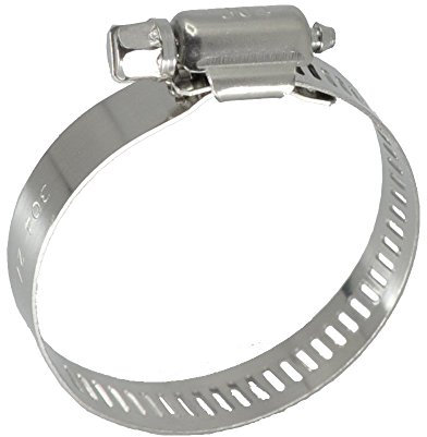 XRPAOWA Hose Clamps, 304 Stainless Steel, 5 pcs/Pack, SAE 72 Worm Gear Hose Pipe Clamps, 4-1/8-Inch-5-Inch (105-127mm) (SAE 72)