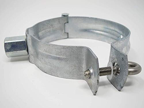 Regen-/Fallrohrschelle M8/M10, 100mm, feuerverzinkt (6)