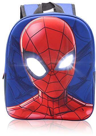 Marvel Rucksack Spiderman, Schulranzen für Jungen, Kindergarten, CP, Primär, Blau, Einheitsgröße, Blau, Einheitsgröße, blau, one size, Einzigartig