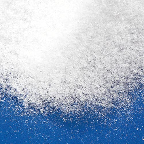 Kunst-Streu-Schnee Kunstschnee 140 g für 4 Liter Volumen mit Glitzer-Effekt weiß Winterdeko Weihnachts-Dekoration