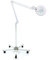 panfudongk Lupenleuchte Glas mit Standfuß Kosmetiklampe LED Lupenlampe Swivel Arm Standlupe für Beauty Salon, Vergrößerungslampe mit Stativ, 5-Dioptrien, ABS und Metall, Modernes Design