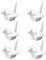 CRASPIRE 6 pz Origami Gru Poggia Bacchette Porcellana Porta Bacchette Stile Cinese Ceramica Cucchiaio Forchetta Pennello Supporto per Penna Rack Set per Controsoffitto Stoviglie Ornamenti per La Casa
