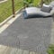 SANAT Berlin Outdoor Teppich Wetterfest - Teppich für den Innen- und Außenbereich - Balkon Teppich Wasserabweisend - Teppiche für Terrasse, Garten, Küche, Bad oder Wohnzimmer - Grau, 160 x 230 cm