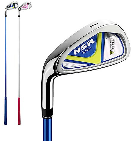 #7 or #9 Irons Left-Handed Golf Club Iron for Kids Boys Girls 3-12Y, Golf Easy-to-Swing Youth Right Handed Golf Iron Sports (Left,Blue,#7(Age 9-12))