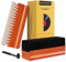 BONUMVITA Kit de limpieza de discos de vinilo, cepillo limpiador de discos de madera para tocadiscos de vinilo, kit de limpieza de discos de vinilo con cepillo de terciopelo suave, cepillo de discos