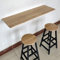 Klappbarer Schreibtisch zur Wandmontage für kleine Räume, multifunktional, Küche, Frühstück, Bartisch mit Tropfenblättern, ideal für Zuhause, Büro, Waschküche, Einzelräume