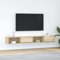 Canditree 2 pcs TV-Schrank Hängend mit 2 Schubladen, 200 cm TV-Hängeschrank TV Lowboard Hängend für Wohnzimmer (Sonoma-Eiche)
