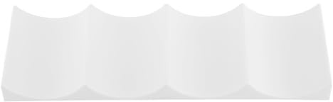 wellrun European Style Wine Rack,Countertop Wine Bottle Holder, Half Arc Stackable Bottle Storage Mat,Non-slip,Space-Saving Wines Display Stand for Kitchen,Pantry,Fridge,Cabinet,White