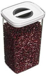 MasterClass Smart Seal Airtight Food Storage Container, Plastic, Transparent, 2 Litre