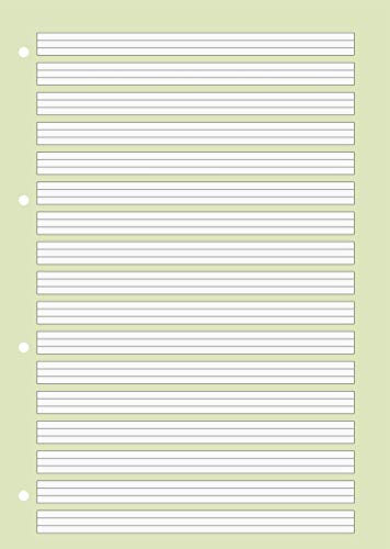 Brunnen Schulblock A4 Lineatur 2, 2. Klasse, mit Kontrastlineatur, 50 Blatt, Premium