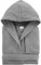 Morbidissimi Accappatoio Spugna Adulto Con Cappuccio, Cinturino e 2 Tasche, Accappatoi Uomo Donna in Spugna Morbida 400 gr/mq Puro Cotone V820 (Accappatoio Grigio, XXL)