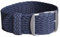 Solid Color Perlon Woven Nylon-Uhrenarmband 16mm 18mm 20mm 22mm Armband Stoff gewebt Armband Band Schnalle Gürtel Schwarz Blau Uhrenarmband Grau,18mm