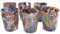 Bicchiere Goto Veneziano Murrina Foglia Oro Vetro di Murano Made in Italy (6 Bicchieri)