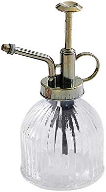Couleur Rayures Vintage décoratif,arrosoir vaporisateur plante interieur,Plante en Verre Vintage Fleur arrosage Vaporisateur en Pot Plante Mister Spray Outils de Jardinage(Transparent) (blanc)
