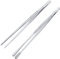 MSY BIGSUNNY Pinces de cuisson multifonctions en acier inoxydable pinces de cuisson pinces de cuisine (pinces à épiler rondes de 30cm et pointues de 30cm)