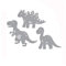 Vepoty Metall Dinosaurier Schneiden 3pcs Ostern Dinosaurier Stanze Schnitte Präge Schablonen Schablonenform Für Kartenherstellung Scrapbooking