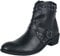 Rock Rebel by EMP Damen Schwarze Cowboy Boots mit Nieten EU38