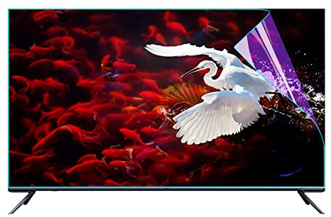 BJREDYT Protecteur d'écran TV Mat Anti-reflet/Anti-Rayures, 75, 77, 82, 85, Protection des Yeux, Film Anti-éblouissement/Anti-Rayures, Filtre pour moniteurs en Pet Doux Mat (85inch 1902x1089mm)