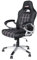 Simoni Racing SRS/CT Sedia Poltrona Gaming, Sedia da Scrivana Ufficio Casa in Ecopelle e Tessuto, Rotazione 360 Gradi Direzionale Altezza Regolabile 5 Ruote (Rosso - Nero)