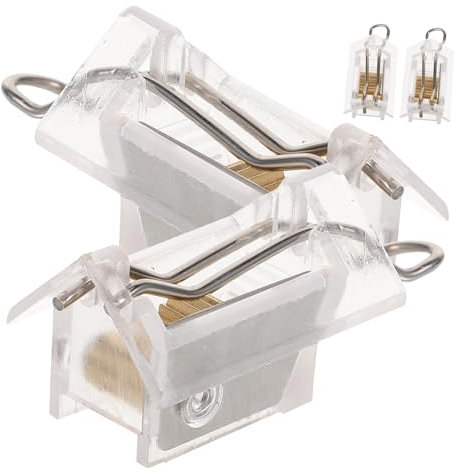 Warmhm 4pcs Venetian Blind Cord Lock Wire Locks and Tilt Mechanism Fixing Accessories for Venetian and Bamboo Blinds