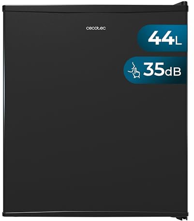 Cecotec Réfrigérateur Mini Bar Thermoélectrique de 44L Bolero CoolMarket BC SD 47 Black. Hauteur 51,5 cm et Largeur 43 cm, Basse Consommation, Contrôle Mécanique, Éclairage LED Intérieur.