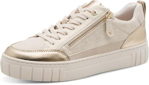 MARCO TOZZI Damen Sneaker weiches Feel Me Wechselfußbett weiches Innenfutter Modern