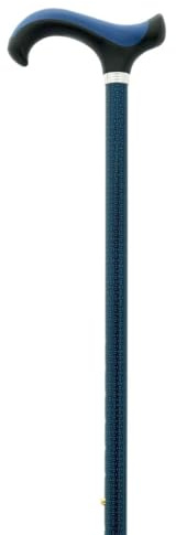 MAS QUE AYUDAS – Bastón para Mayores y Adultos Slim, Aluminio, Extensible y Portátil, Altura Ajustable 76-99 cm, Puño Antideslizante, Bastón para Caminar y Pasear, 300 g