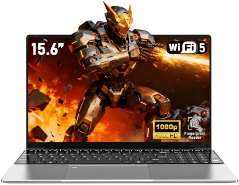 FUNYET Ordenador Portátil,15.6 Inch Win11 Gaming Laptop, Procesador R7 5700U,32GB RAM 1TB SSD,FHD1920*1080, Desbloqueo por Huella Dactilar Portátil, Teclado con retroiluminación Notebook, 6000mAh