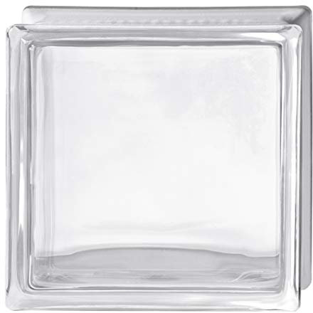 erfe Vetromattone Bormioli Rocco Pure Neutro Liscio Trasparente BQ24 T cm. 24x24x8-4 pezzi…