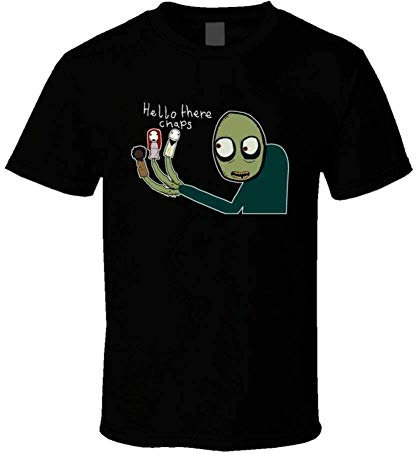 HOT Rare Salad Fingers Rusty Spoons Men's Black T Shirt Shipping