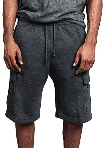 Shorts Kurze Herren Hose Shorts Herren Taschen Solid Shorts Sport Herren Kleidung Sweatshorts-Dark_Grey_XXL