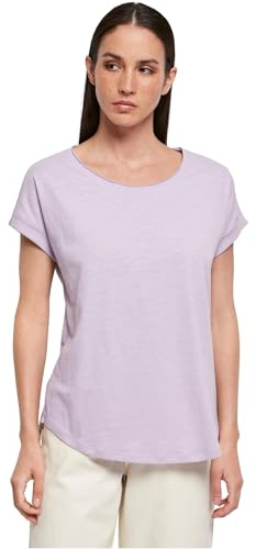 Build your Brand Ladies Long Slub Tee, kurzarmiges Frauen T-Shirt aus Baumwolle in vielen Farben erhältlich, Größen XS-5XL