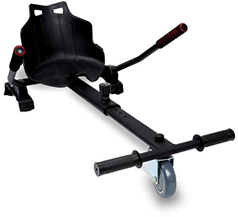Randaco Hoverboard Sitz, Hoverboard Kart Aufsatz, Selbstausgleichender Roller Kompatibel von 6.5/8.5/10 Zoll Größenverstellbar für Kinder und Erwachsene